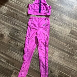 Women's Pink Leggings Set